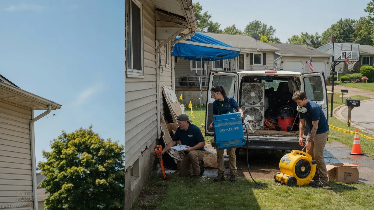 Ceiling Leak Cleanup in Norfolk, NY near me